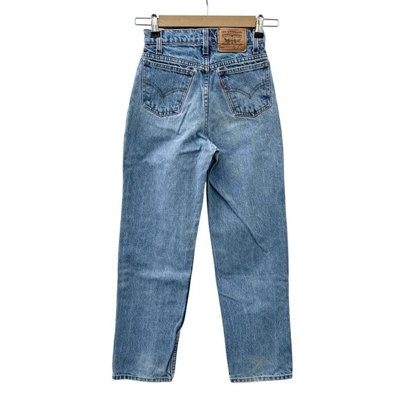 Levis 550 Relaxed Fit Slim Vintage Mom‎ Jeans 1996 Light Wash Denim Womens 14 - Picture 1 of 14